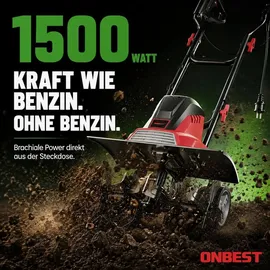 onbest Gartenfräse Elektro T1545