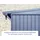 EcoStar Kaminholzregal Trend-V Typ 1 taubenblau