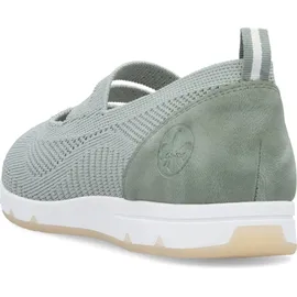 Rieker Sportliche Slipper in Grün | Gr.: 40