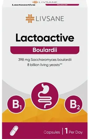 Livsane Lactoactive Boulardii 398mg 20 Kapseln