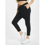 URBAN CLASSICS Damen Hose Kordelzug Taschen 240 g/m2 mit Baumwolle Schwarz