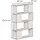 Vicco Eneos Raumteiler 80 x 124,5 x 24 cm Weiß/Eiche
