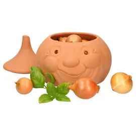 Mambocat 3tlg. Terrakotta Set Knoblauchtopf + Zwiebeltopf + Kartoffeltopf
