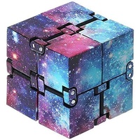 Infinity Cube,Kunststoff Zauberwürfel PVC Mini Finger Unendlicher Würfel Handlich Zappeln Spiel für Kinder Erwachsene Tötungszeit ADD ADHS Angststörung