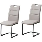 Hti-Living Schwingstuhl DannyP PU Cappuccino