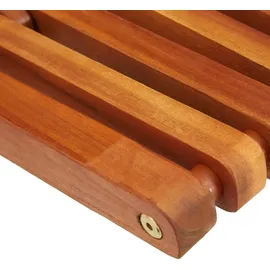vidaXL Gartenstuhl 61,3 x 123,2 x 24,2 cm braun 2 St.