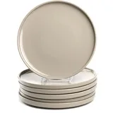 LEONARDO Speiseteller ROMA Ø 27 cm beige 6er Set