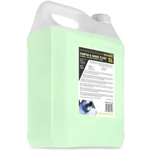 Beamz Nebelfluid 5 Liter - Universelles wasserbasiertes und sicheres ECO-Nebelfluid - Grün