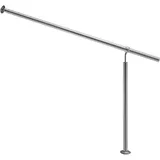 monzana Edelstahl Eingangsgeländer Pflegeleicht Innen Außen Handlauf Wandhandlauf Treppengeländer