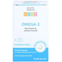 White Omega Kids Weichkapseln