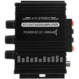 Stereo-Verstärker, 12 V, Tragbar, Klare Klangqualität, Mini-Verstärkerleistung für Auto, (AK270)