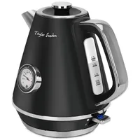 Taylor Swoden Wasserkocher Retro Wasserkocher 1,7L, 2200W, Temperaturanzeige, mit