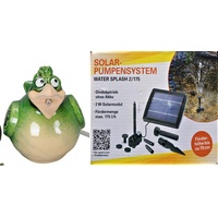 powershop11 Wasserspeier Vogel grün Solar 17 cm