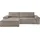 OTTO home Eckcouch Cord 2-Sitzer Grau
