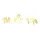 Oblique Unique Mr & Mrs Girlande 1,5 m Gold/Roségold