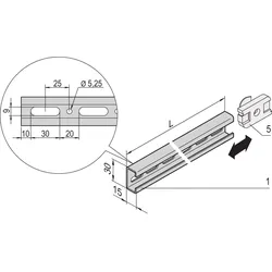 SCHROFF C-RAIL F.800W CABINET 650L 4X 22114457