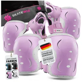 SKATEWIZ Knieschoner Set Weiß XS