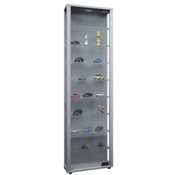 VCM Vitrine »Edana Maxi LED« silber, 33x118x18 cm
