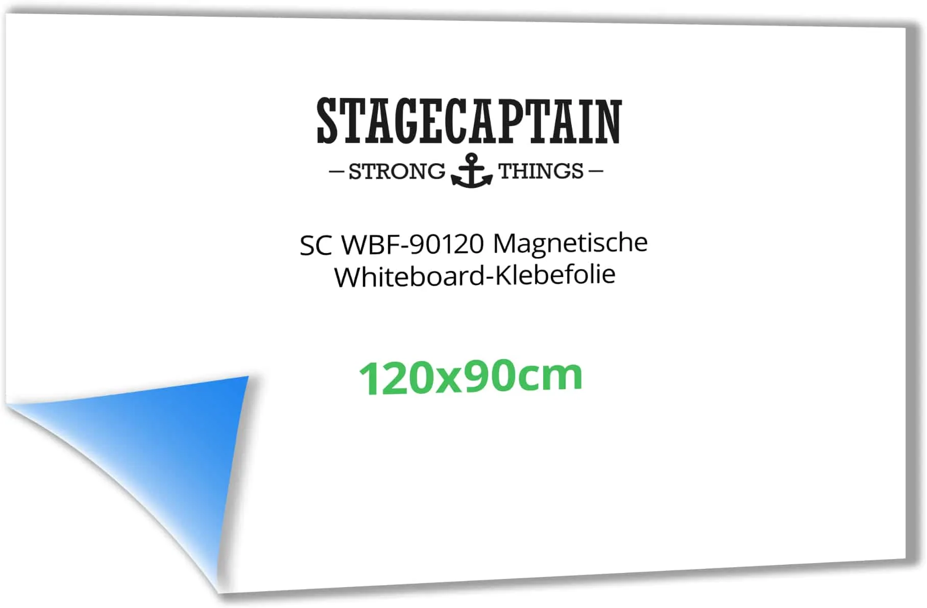 Stagecaptain WBF-90120 Magnetische Whiteboard-Klebefolie