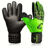 CATCH & KEEP CATCH & KEEP® Kralle Junior Pro - Kinder Torwarthandschuhe - Premium Torhüterhandschuhe für Kinder - Tormannhandschuhe mit extra starkem Grip (Version 3 - Grün, 6)