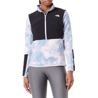 THE NORTH FACE Diablo Sweatshirt Lavender Fog Glacier Dye Print-TNF Black S