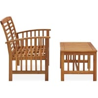 vidaXL 2-tlg. Garten-Lounge-Set Massivholz Akazie