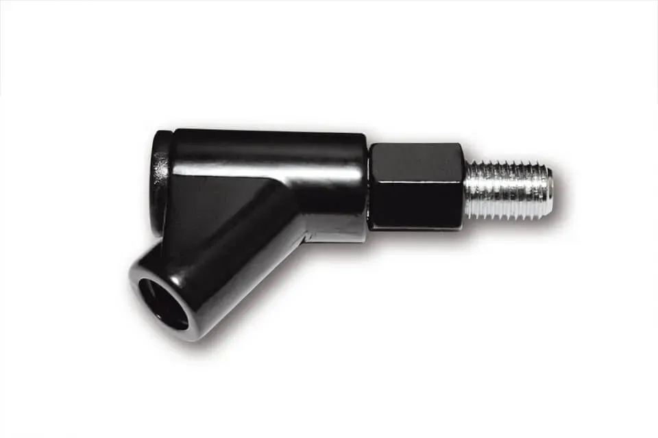 SHIN YO Spiegel-Adapter M 10x1,25, Rechtsgewinde, schwarz, schwarz