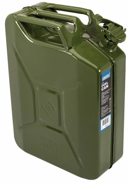 Draper Stahl-Brennstoffkanister - grün 20L, grün, Größe 10 mm