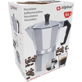 Alpina Perkolator 270 ml 6 Tassen Grau