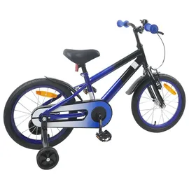 vidaXL Kinderfahrrad 16 Zoll blau/schwarz