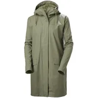 HELLY HANSEN Women's W Moss Rain Coat Raincoat, Grün,