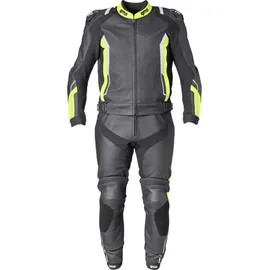 Gms GMS, GR-1 Lederkombi, 2tlg. - Schwarz/Gelb/Weiß - 50