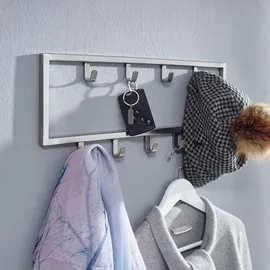 Wohnling Wandgarderobe WL6.446 Silber