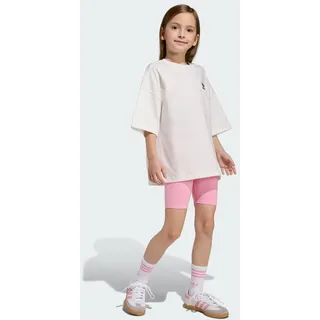 adidas Cycling Kids Set Shorts und T-Shirt - Light Pink - 110