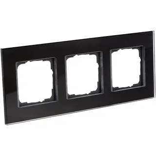 Gira Abdeckrahmen 3f. sw-glas Esprit 021305