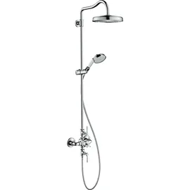 Axor Montreux Showerpipe mit Thermostat und Kopfbrause 240 1jet Classic (16572000)