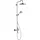 Axor Montreux Showerpipe mit Thermostat und Kopfbrause 240 1jet Classic (16572000)