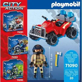 Playmobil City Action Feuerwehr-Speed Quad 71090