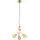 GLOBO Hängeleuchte 1-flg. E14 130 cm antik goldfarben
