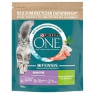 PURINA ONE® Katzen-Trockenfutter BIFENSIS®Sensitive Reich an Truthahn 750,0 g