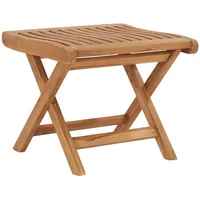 vidaXL Klappbarer Fußhocker 46,5×49×41,5 cm Massivholz Teak