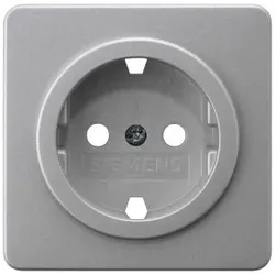Siemens 5UH1064 DELTA profil Steckdosenabdeckung ohne Einsatz, silber