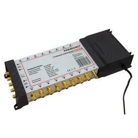 Premium X PremiumX PXMS 5/16 Multischalter mit Netzteil Multiswitch 1 SAT für 16 Teilnehmer