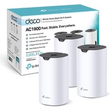 TP-Link Deco S1900 Mesh WLAN Set (3er Pack), AC1900 Dual Band Router & Repeater, 3X Gigabit Ports für Jede Einheit, empfohlen für Häuser mit 3-5 Schlafzimmern, Umfassender Jugendschutz