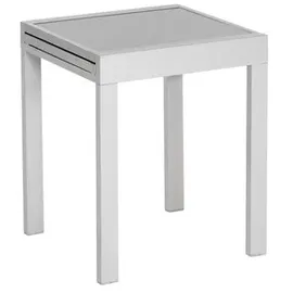 Merxx Balkonausziehtisch 65 x 65 x 75 cm Silber/Grau