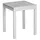 Merxx Balkonausziehtisch 65 x 65 x 75 cm Silber/Grau
