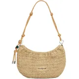 DESIGUAL Half Logo Umhängetasche Polyamid Beige