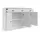 OTTO home Motala 125 x 80 x 35 cm Weiß