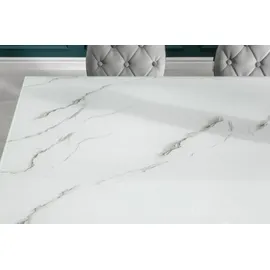 Casa Padrino 200 x 75 x 105 cm grau/silber/weiß