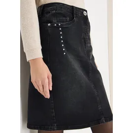 STREET ONE Jeansrock Damen Schwarz 36